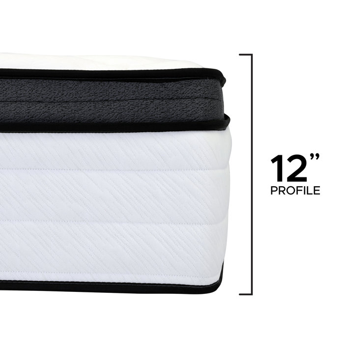 Wayfair Sleep™ 12" Medium Pillow Top Hybrid Mattress & Reviews Wayfair